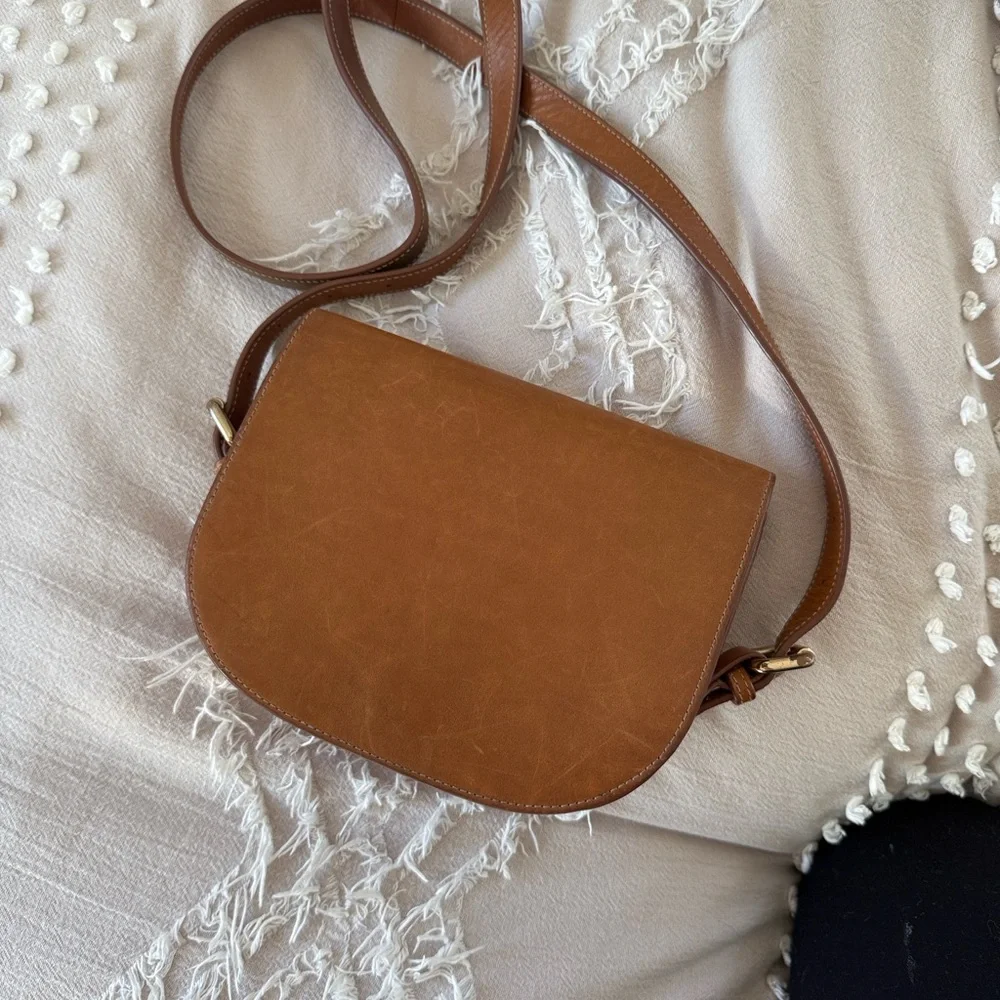 Vagabond Mels Brown Leather Crossbody Saddle Bag - Picture 11 of 11